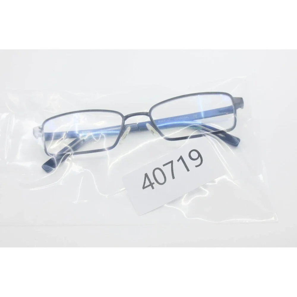 Converse Backlot Charcoal Eyeglasses Frames Rectangular Matte Gray Blue 135mm